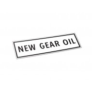 New Gear Oil - Label